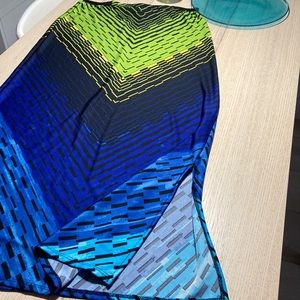 NY Collection Long Jersey Skirt size M